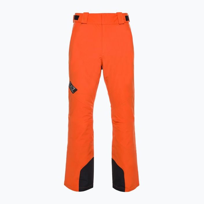 EA7 Emporio Armani pantaloni da sci da uomo Pantaloni 6RPP27 arancione fluo 3
