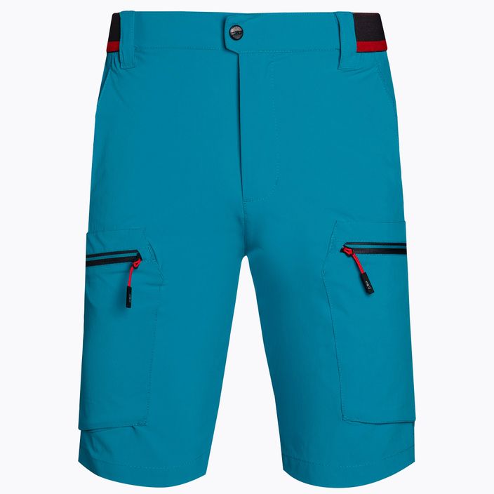 Pantaloncini da trekking CMP da uomo blu/rosso 32T6687/L854