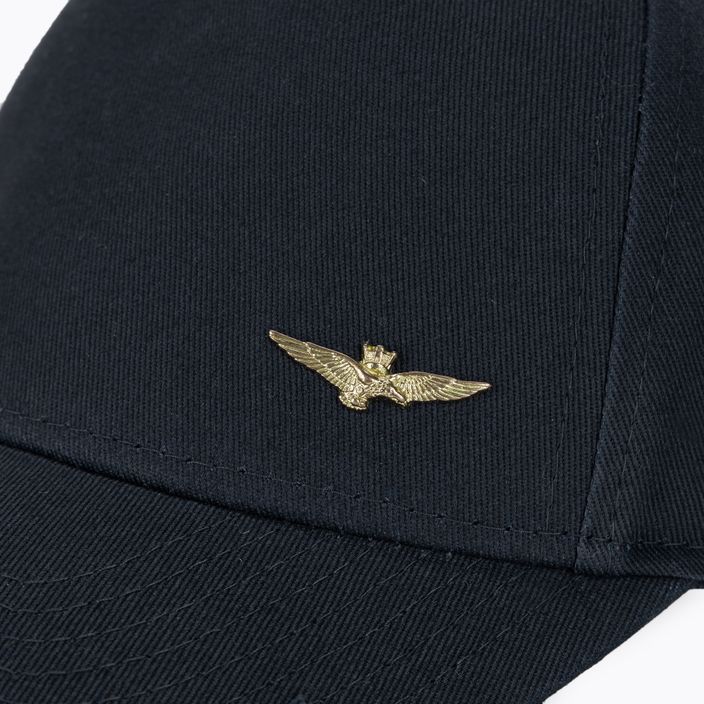 Cappello da baseball da uomo Aeronautica Militare Basic con aquila in metallo blu navy 3
