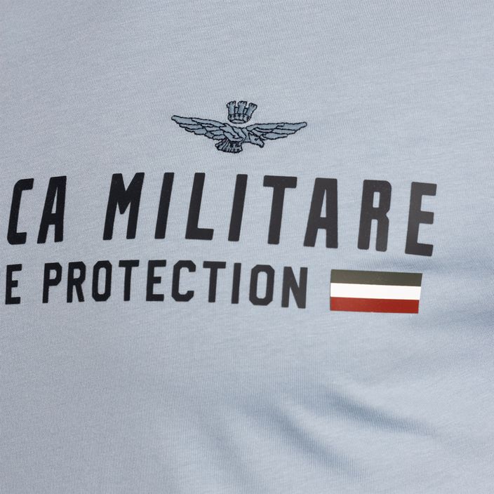T-shirt da uomo Aeronautica Militare Heritage blu chiaro 3