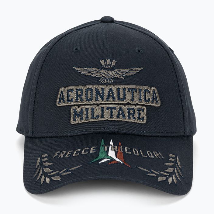 Cappello da baseball da uomo Aeronautica Militare con ricamo in rilievo blu navy 2