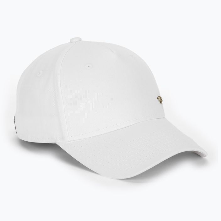 Cappello da baseball da uomo Aeronautica Militare Basic con aquila in metallo bianco sporco