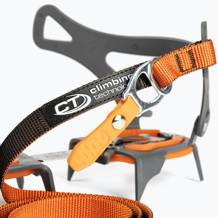 Tecnologia per l'arrampicata Nuptse Evo Flex Antisnow arancione a cestello 4