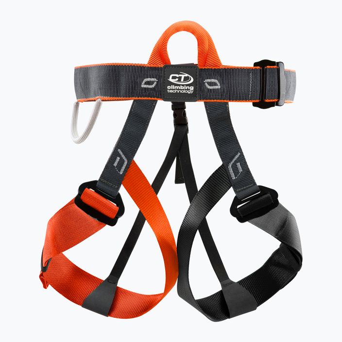 Imbracatura da arrampicata Climbing Technology Discovery nero/arancio