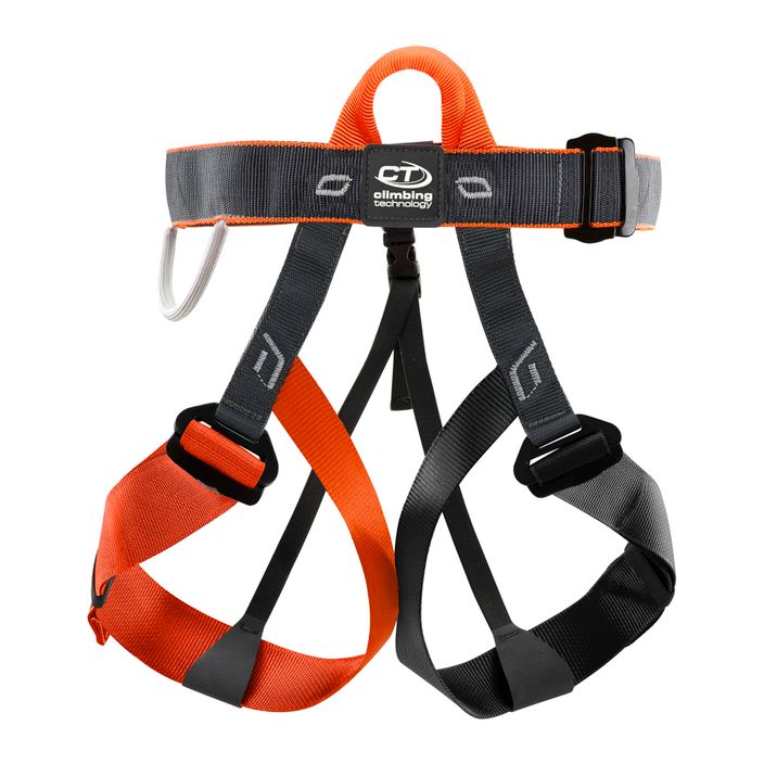 Imbracatura da arrampicata Climbing Technology Discovery nero/arancio 2