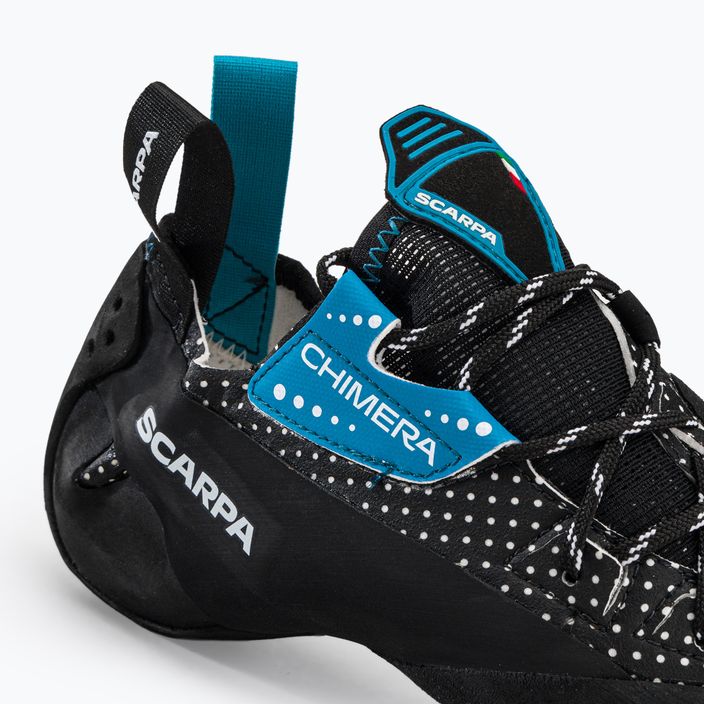 SCARPA Chimera scarpa da arrampicata nero/bianco/azzurro 7