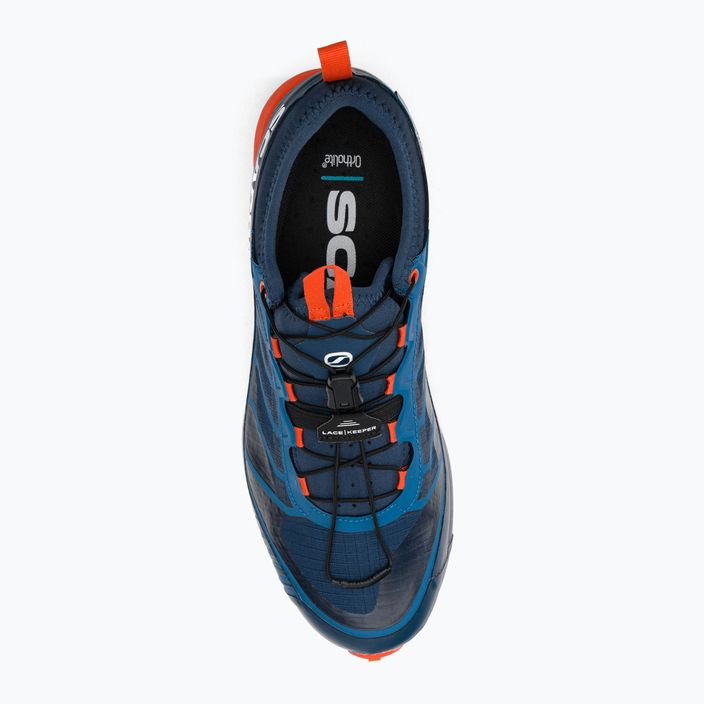 Scarpe da corsa da uomo SCARPA Ribelle Run GTX blu/arancio piccante 6