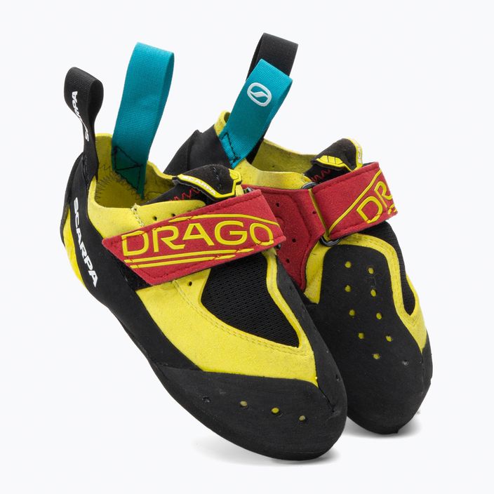 SCARPA Drago Kid scarpe da arrampicata giallo 4