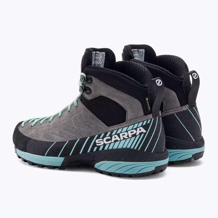 SCARPA Mescalito Mid GTX scarpe da avvicinamento donna grigio/acqua 3