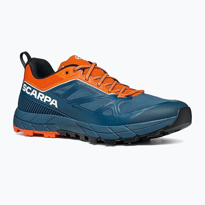 Scarponi da trekking da uomo SCARPA Rapid GTX blu cosmico/arancio 11