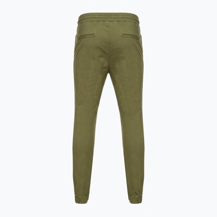 Pantaloni da uomo Champion Rochester Elastic Cuff verde scuro 2