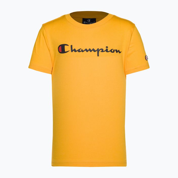 Maglietta Champion Legacy da bambino giallo scuro