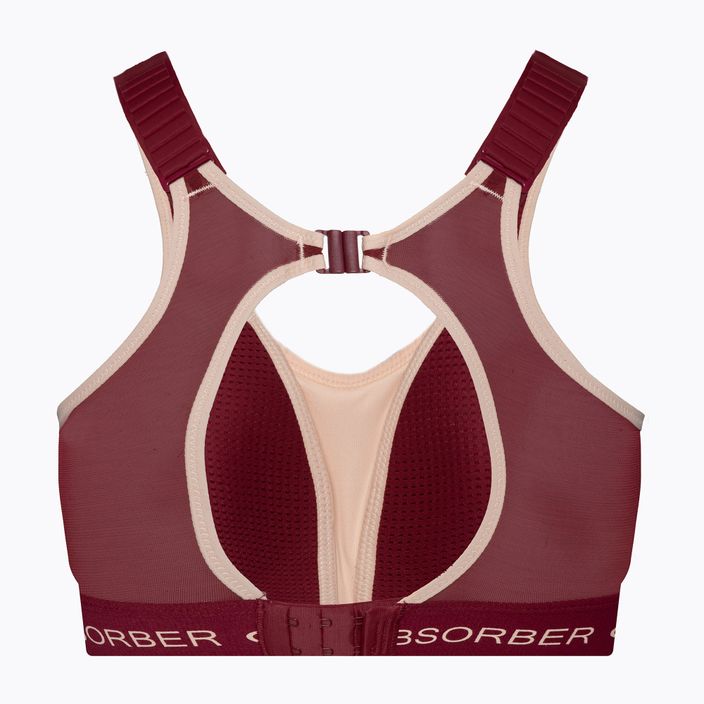 Shock Absorber Ultimate Run Bra Reggiseno imbottito da allenamento rosso tibetano 4