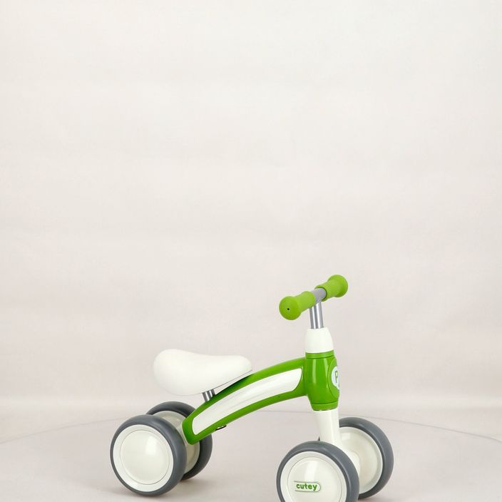 Qplay Cutey bicicletta da fondo a quattro ruote di colore verde 9