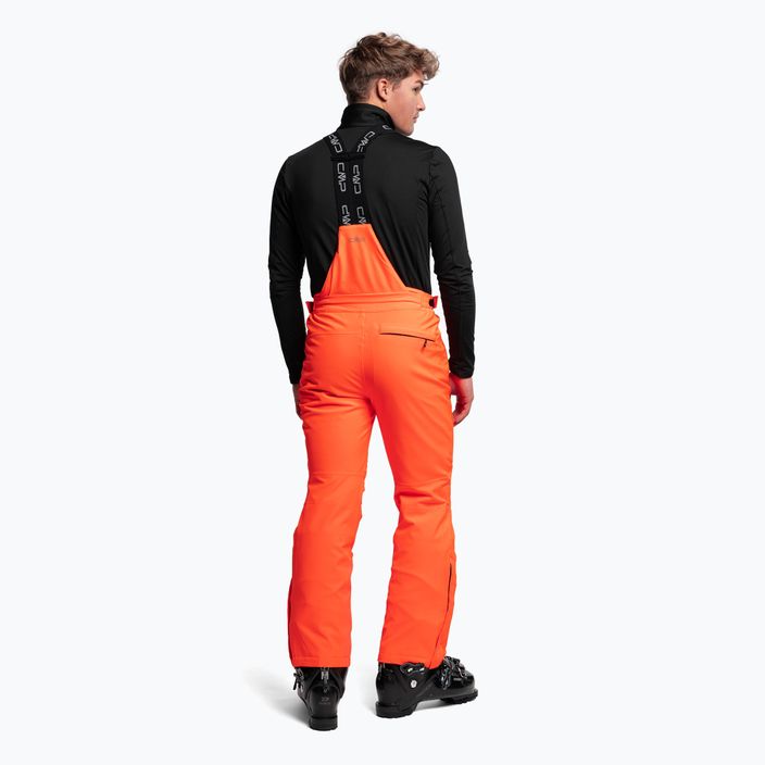 Pantaloni da sci CMP da uomo arancione 3W17397N/C645 3