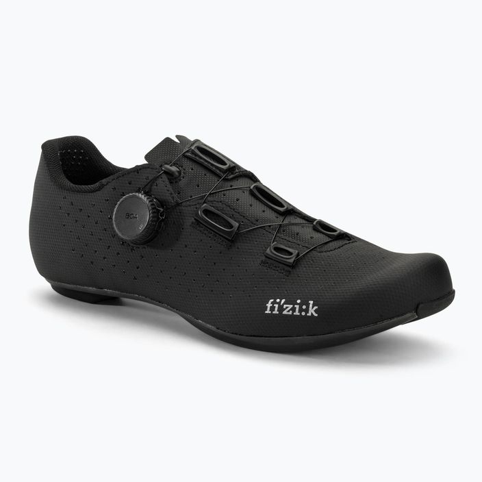 Scarpe da strada da uomo Fizik Tempo Decos Carbon nero/nero