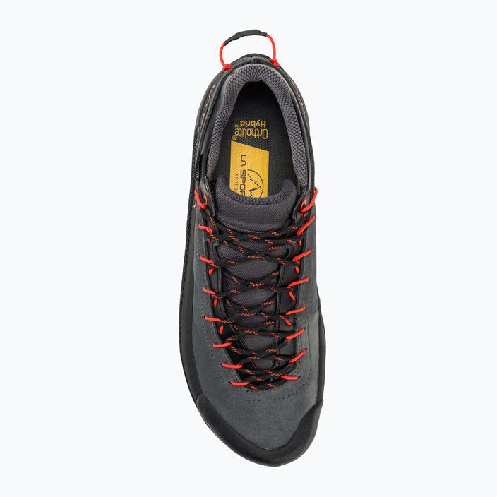 Scarpa da avvicinamento da uomo La Sportiva TX4 Evo GTX carbonio/pomodoro ciliegia 5