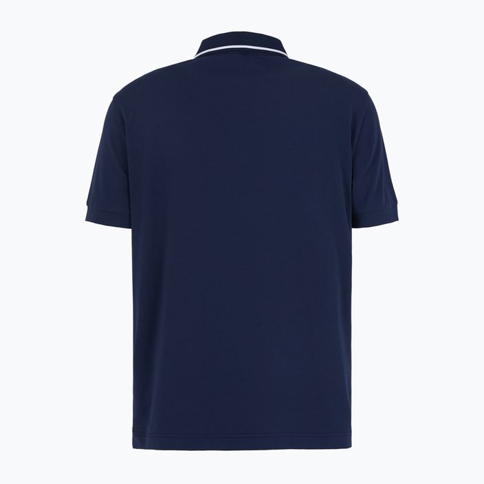 Polo uomo EA7 Emporio Armani Train Visibility blu navy 2