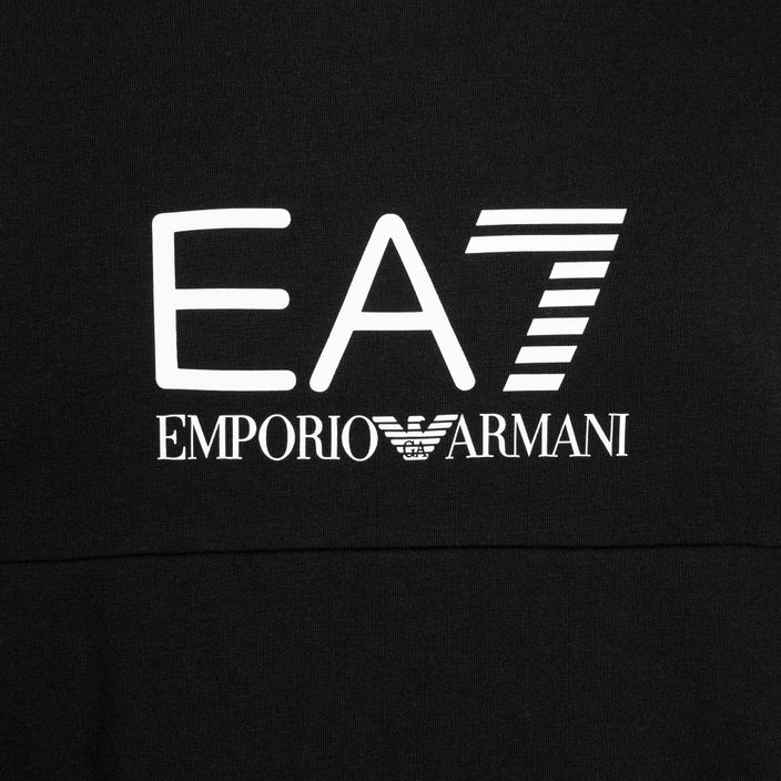 Felpa uomo EA7 Emporio Armani Train Summer Block nero 3