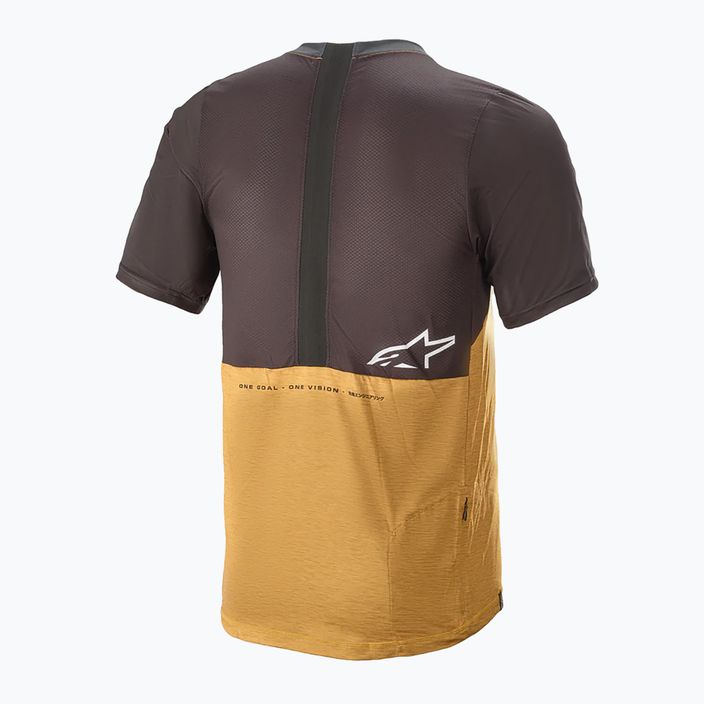 Alpinestars maglia da ciclismo Alps 6.0 V2 da uomo color mandarino/nero 2