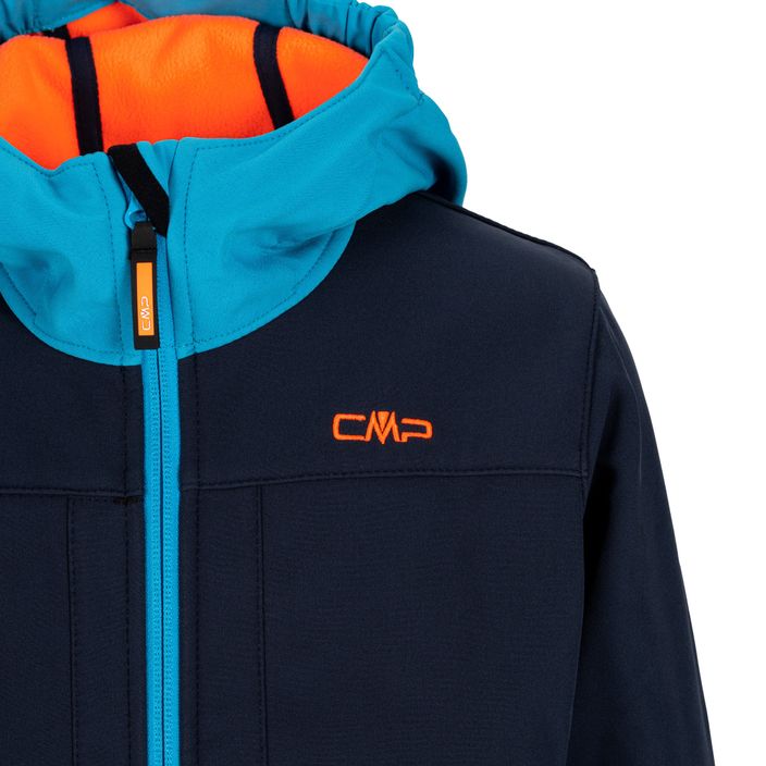 CMP Fix Hood giacca softshell da bambino blu navy 3A00094/01NM 3