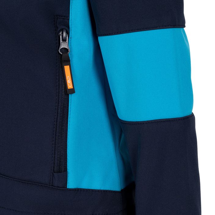 CMP Fix Hood giacca softshell da bambino blu navy 3A00094/01NM 4