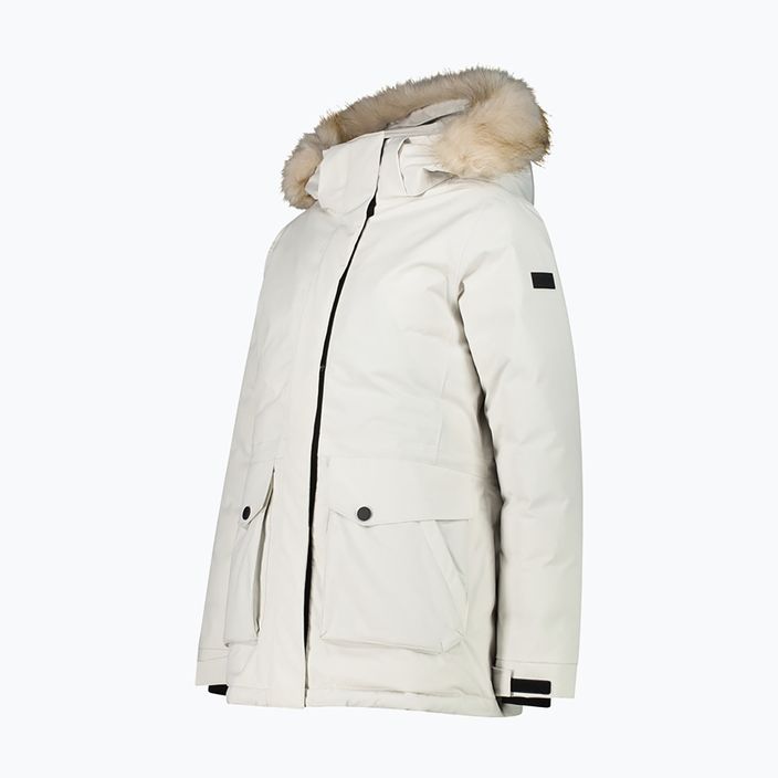 Donna CMP Parka Zip Hood Rain Jacket Bianco 32K3206F 2