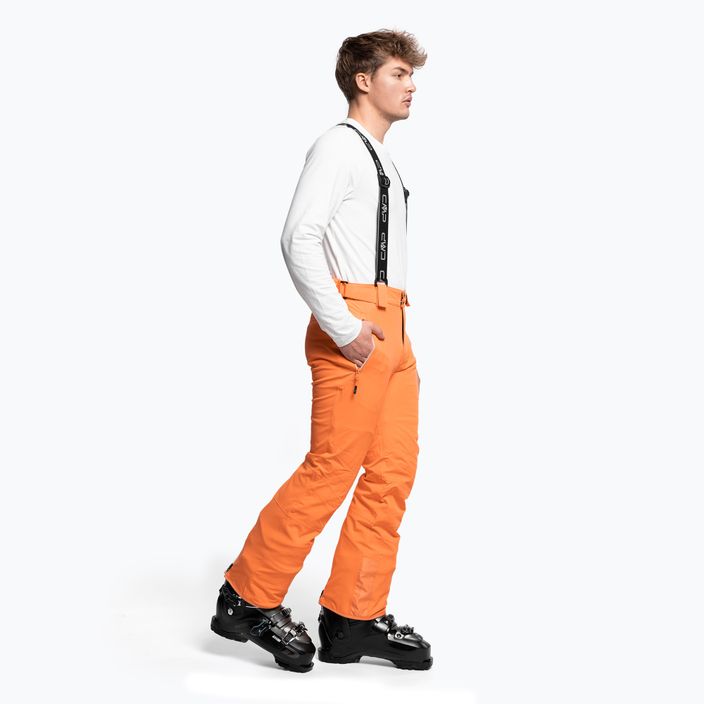 Pantaloni da sci CMP uomo arancione 3W04467/C593 2