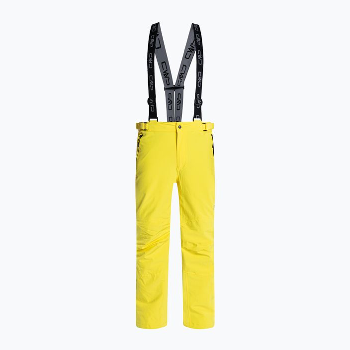 Pantaloni da sci CMP uomo giallo 3W17397N/R231