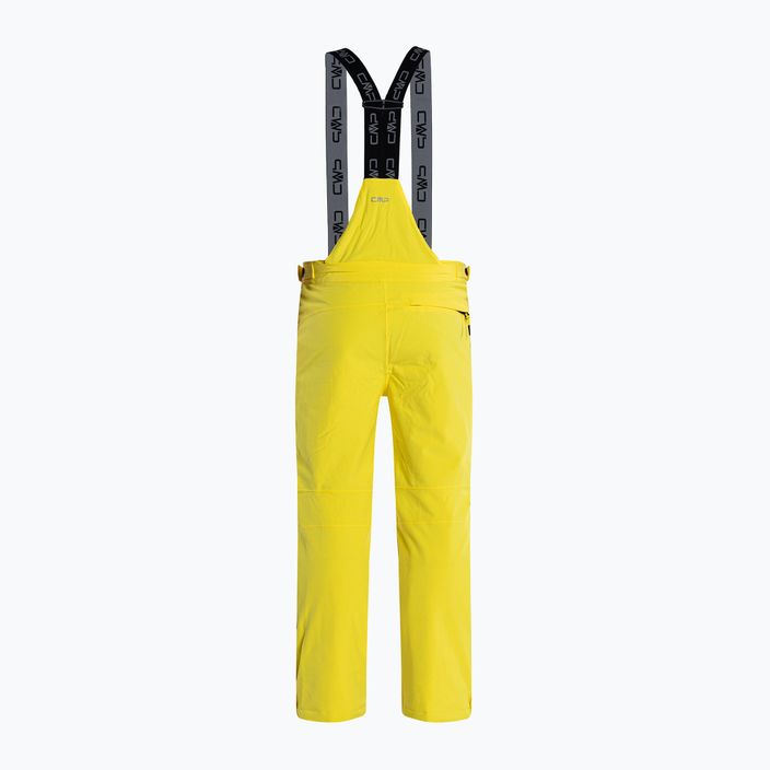 Pantaloni da sci CMP uomo giallo 3W17397N/R231 2