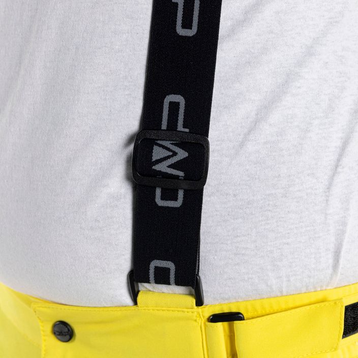 Pantaloni da sci CMP uomo giallo 3W17397N/R231 6