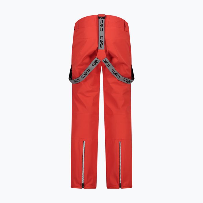 Pantaloni da sci CMP uomo rosso 3W04467/C589 2