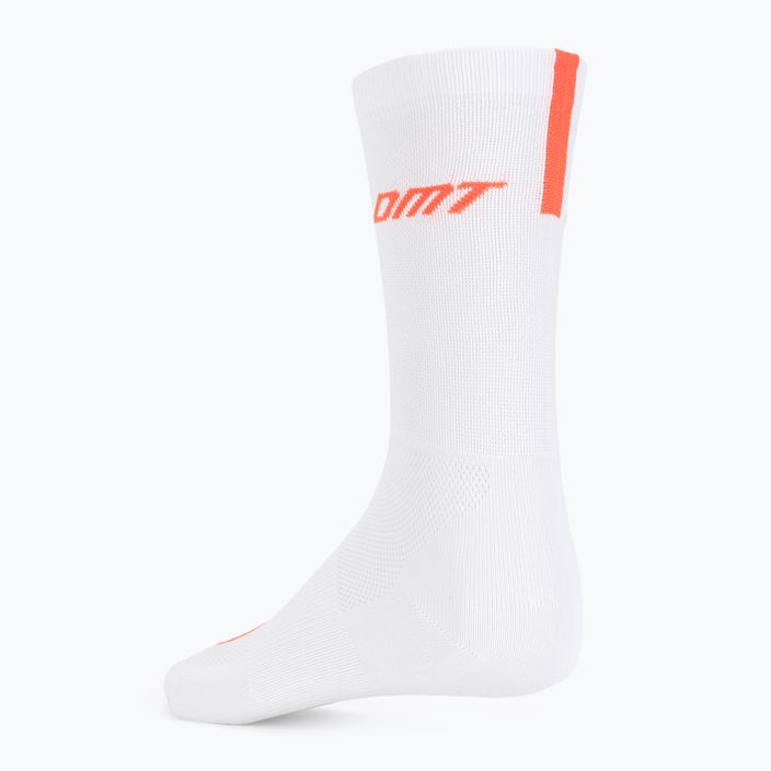 DMT Classic Race calze da ciclismo bianco/arancio 2