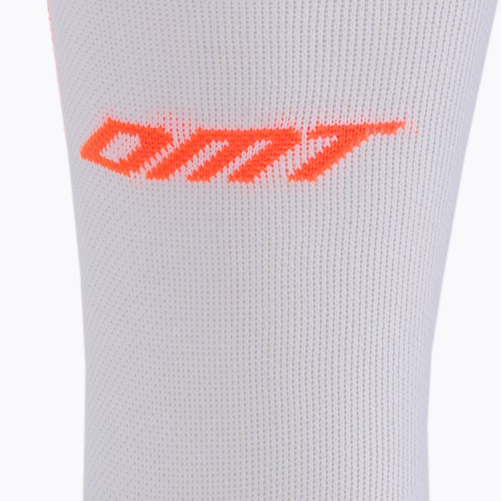 DMT Classic Race calze da ciclismo bianco/arancio 4