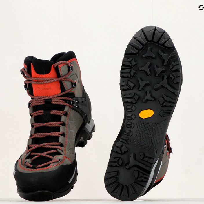 Salewa MTN Trainer Mid GTX scarpe da trekking da uomo carbone/papavero 12
