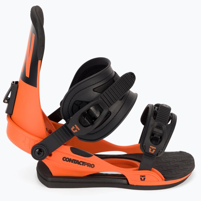 Attacchi da snowboard Union Contact Pro arancione da uomo 2