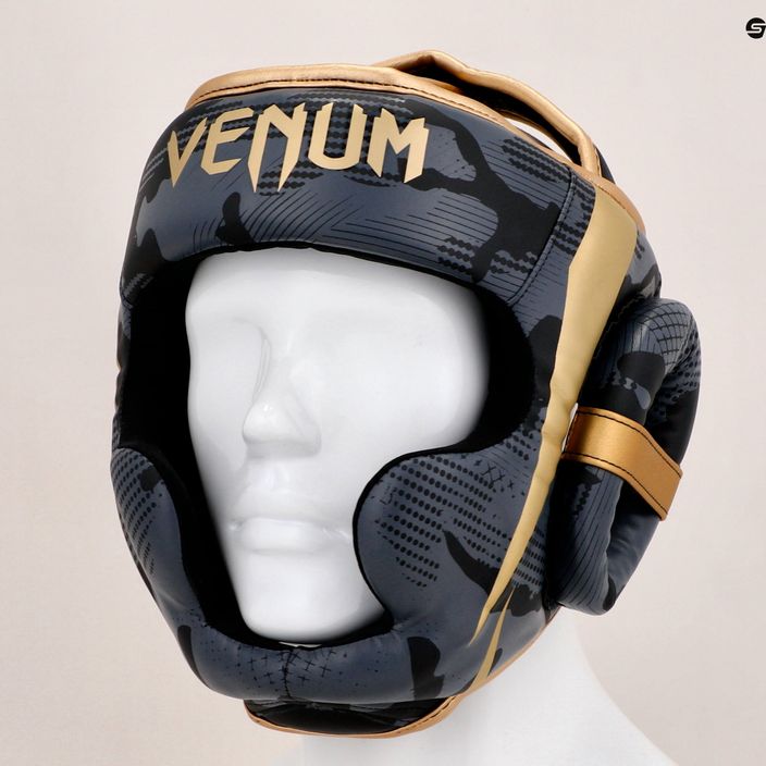 Casco da boxe Venum Elite grigio-oro VENUM-1395-535 13