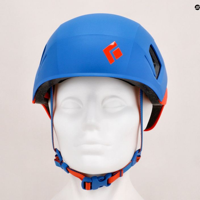 Black Diamond Capitan ultra blu/persimmon casco da arrampicata per bambini 10