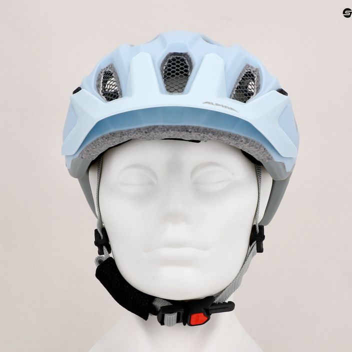 Alpina Carapax casco da bici per bambini blu tortora/grigio opaco 9
