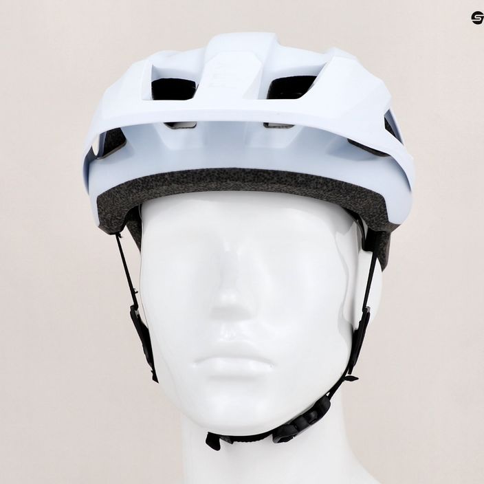 Fox Racing Mainframe Trvrs casco da bici bianco 9
