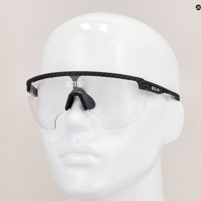 SCICON Aerowing Lamon carbonio opaco/scnpp occhiali da sole in argento fotocromatico 9