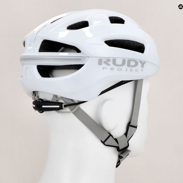 Casco da bici Rudy Project Skudo bianco lucido 12