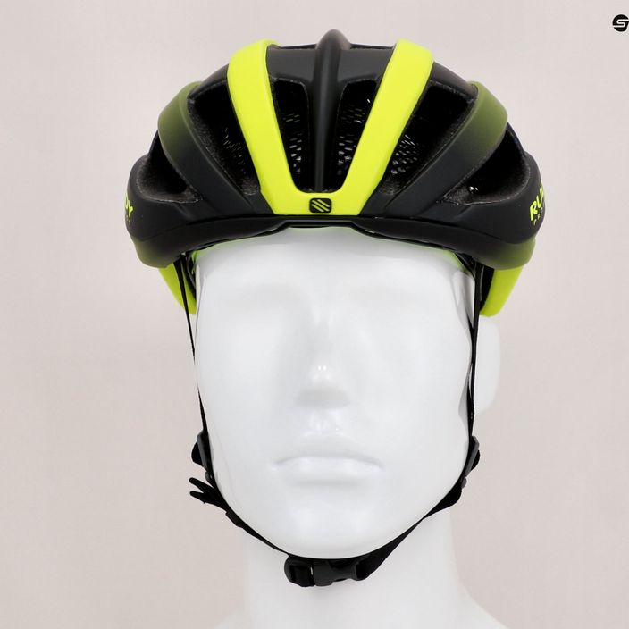 Casco da bici Rudy Project Venger Road giallo fluo/nero opaco 10
