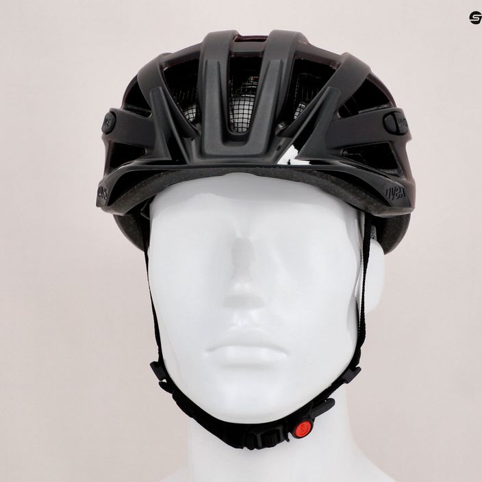 UVEX Urban I-vo CC MIPS casco da bici nero/rosso 13