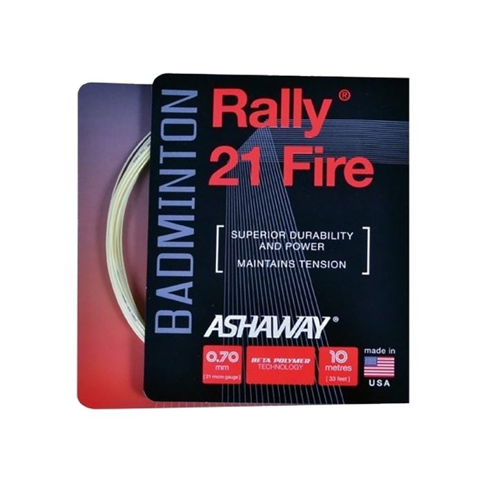 Corda da badminton ASHAWAY Rally 21 - set beige 2