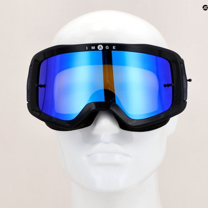 Fox Racing Main Kozmik+ nero/blu/fumo occhiali da ciclismo 12