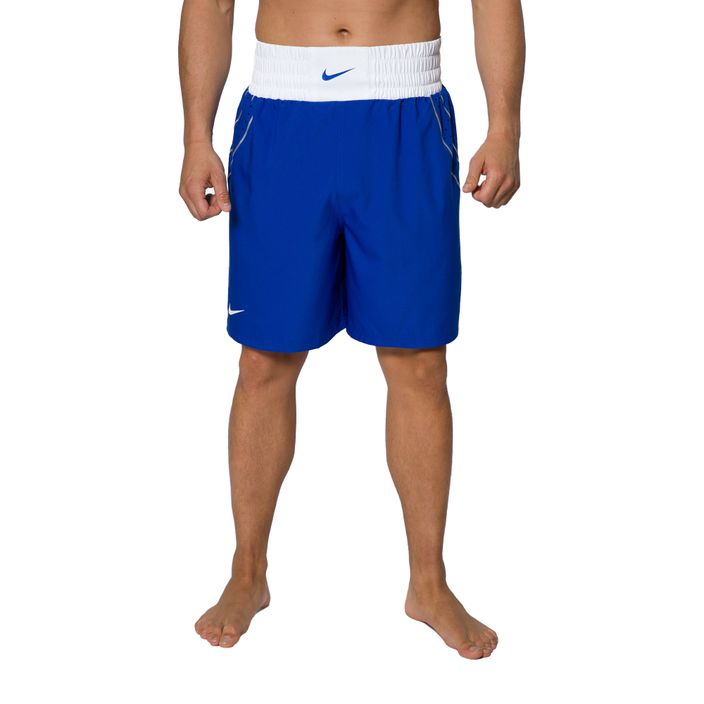 Pantaloncini da boxe Nike da uomo blu/bianco