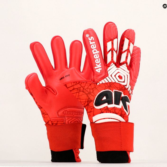 4keepers Neo Rodeo NC guanti da portiere rosso 10