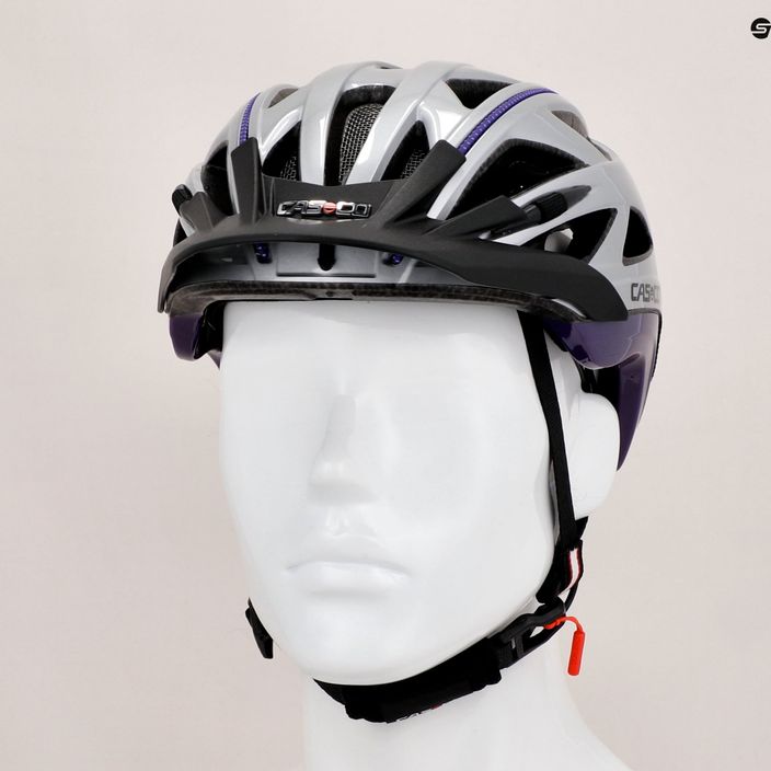CASCO Activ 2 casco da bicicletta da donna argento/viola 9