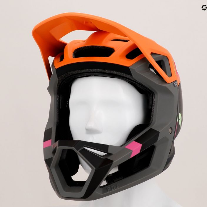 Fox Racing Proframe RS casco da ciclismo CLYZO arancione 13